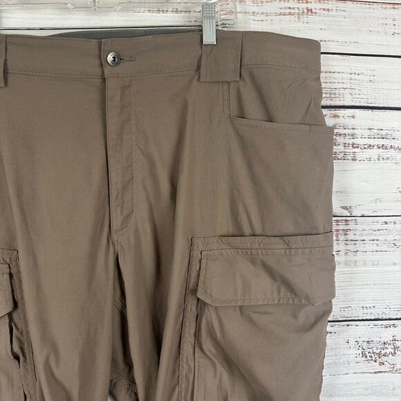 Mens Duluth Flex Dry on The Fly Nylon Cargo Activewear Pants Taupe Brown 44X30 - Picture 3 of 7